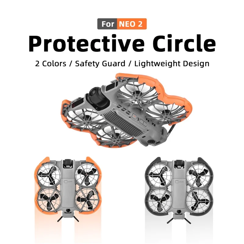 BRDRC til DJI Neo 2 Beskyttelsescirkel Letvægts propellerbeskyttelse til droner - Orange