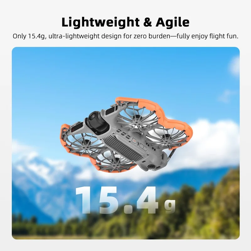 BRDRC til DJI Neo 2 Beskyttelsescirkel Letvægts propellerbeskyttelse til droner - Orange