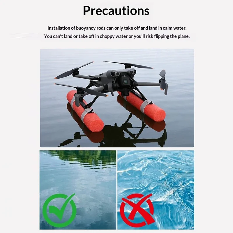 Floating Landing Gear for DJI Mini 5 Pro Water Surface Takeoff Landing Waterproof Buoyancy Bar Height Extender Protector