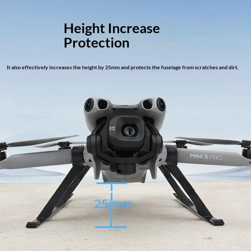 Floating Landing Gear for DJI Mini 5 Pro Water Surface Takeoff Landing Waterproof Buoyancy Bar Height Extender Protector