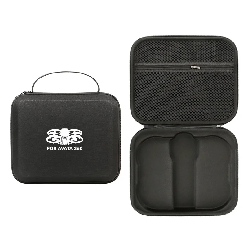 Портативный чехол для хранения дрона DJI Avata 360, прочная сумка-переноска из материала EVA с ручкой, защитная сумка для дрона — узор / черный