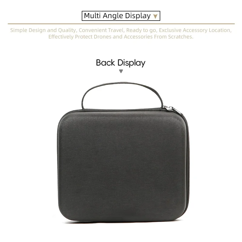 Портативный чехол для хранения дрона DJI Avata 360, прочная сумка-переноска из материала EVA с ручкой, защитная сумка для дрона — узор / черный