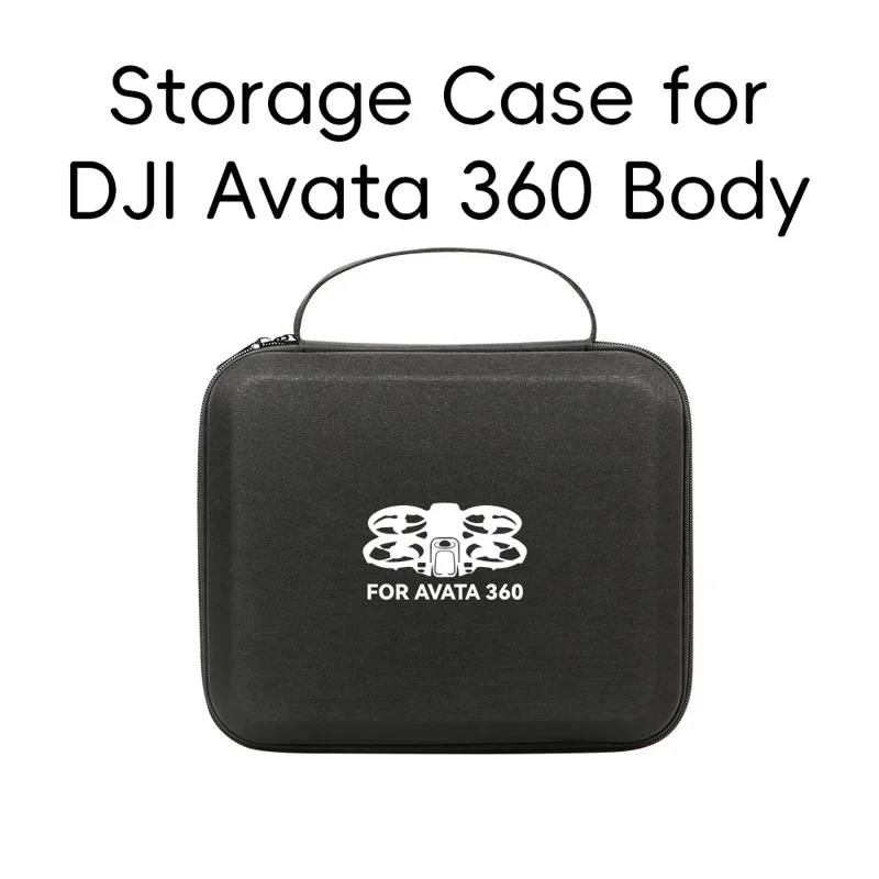Портативный чехол для хранения дрона DJI Avata 360, прочная сумка-переноска из материала EVA с ручкой, защитная сумка для дрона — узор / черный