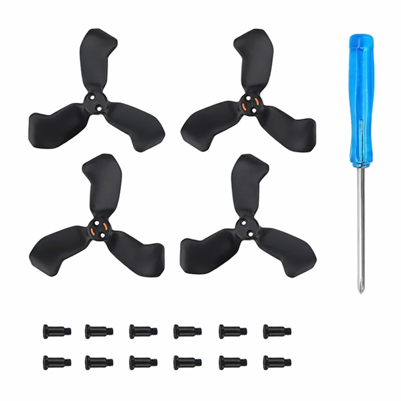 915611 2 пары пропеллеров для дрона, запасные лопасти для DJI Neo 2, комплектующие с винтами — черные