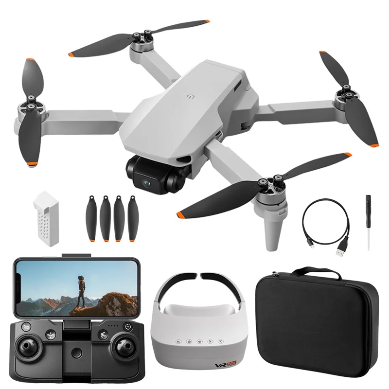 Aeri 100 Brushless Motor Drone with Single Battery VR Goggles Dual Camera Optical Flow Positioning RC Drone for Aerial Photography