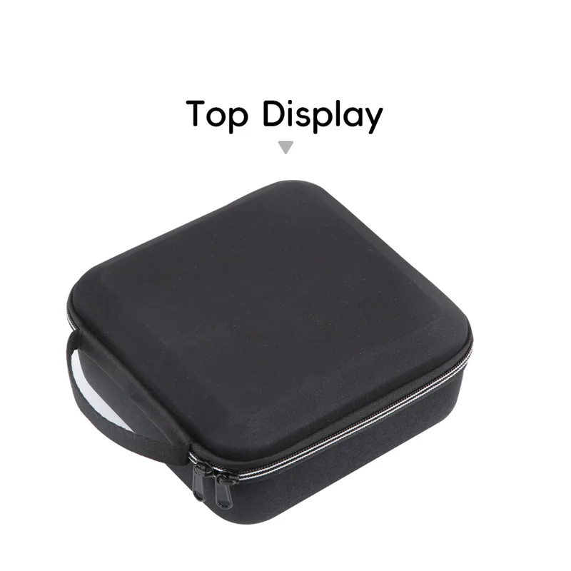 Capa Portátil para DJI Neo 2, Bolsa de Armazenamento Moldada em EVA, Bolsa de Transporte em Náilon Impermeável - Preto