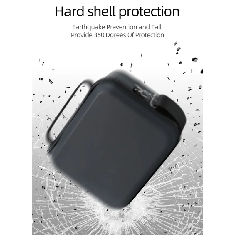 Funda portátil para DJI Lito 1, bolsa de almacenamiento de carcasa dura de PU y Lycra, funda protectora para control remoto - Negro