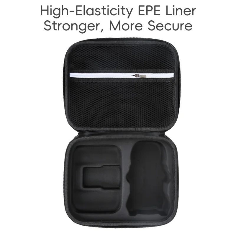 Funda portátil para DJI Lito 1, bolsa de almacenamiento de carcasa dura de PU y Lycra, funda protectora para control remoto - Negro