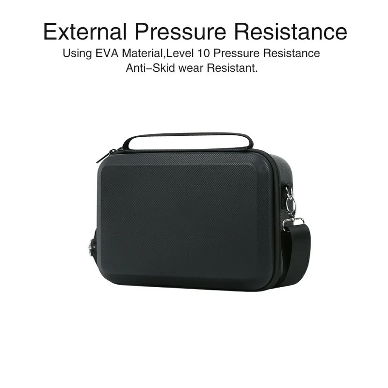 PU Storage Bag for DJI Lito 1 / Lito X1 Drone RC Controller Carrying Case Protective Cover - Black