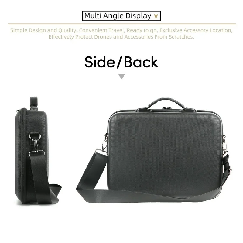 Borsa per DJI Lito 1 / Lito X1 Drone Custodia Portatile in PU Custodia Protettiva Rigida - Nero