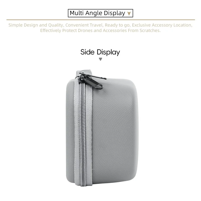 Borsa per DJI Lito 1 / Lito X1 in PU + Lycra, custodia portatile per drone con tasca a rete e chiusura con cerniera
