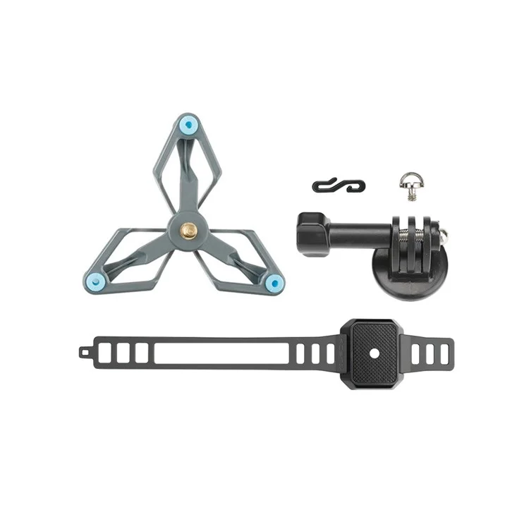 RCSTQ Action Camera Universal Shock Absorber Bracket Fixed Holder for DJI Mavic Air 2/Autel EVO 2, etc.