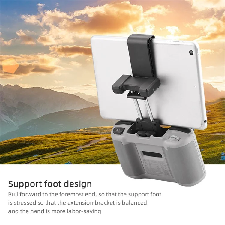 Remote Control Phone Tablet Extension Holder Bracket Mount Clip Stand for DJI Mavic Air 2 Drone Accessories [Small]