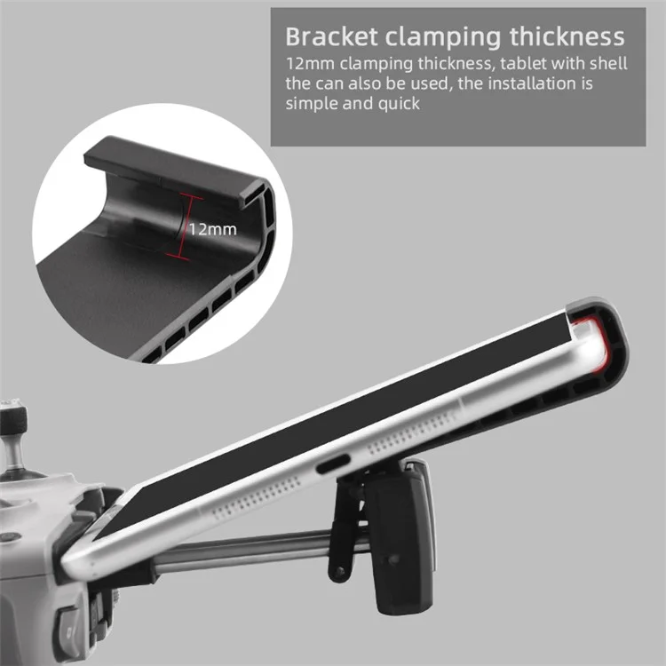 Remote Control Phone Tablet Extension Holder Bracket Mount Clip Stand for DJI Mavic Air 2 Drone Accessories [Small]