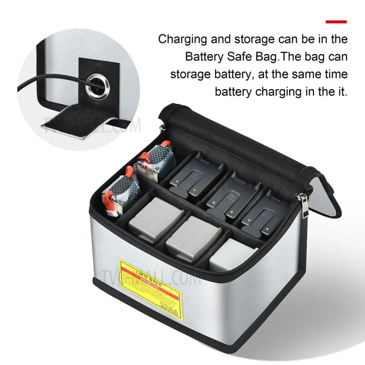 STARTRC 1109607 Borsa di sicurezza ignifuga per batteria Lipo a prova di esplosione per drone da corsa FPV RC