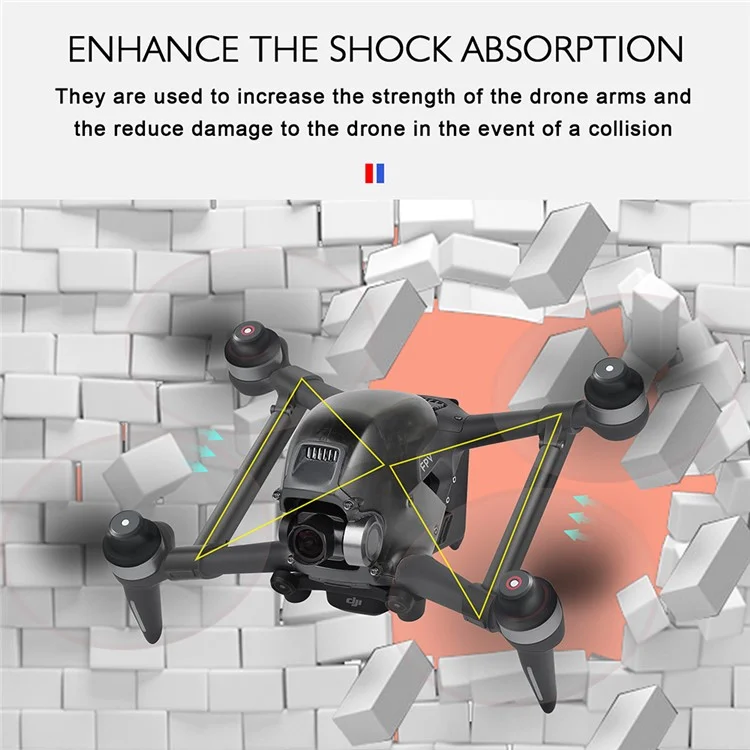 1 Par Arrancar 1109516 Protector De Refuerzo De Brazo De Brazo De Brazo De Drone Para DJI FPV