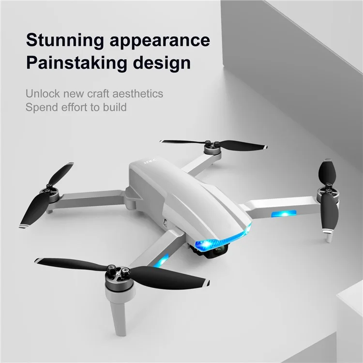 S106 Brushless RC Drone Aerial Foto 4K HD Quadcopter Smart GPS Posizionamento Aeromobile Per Viaggiare - Nero