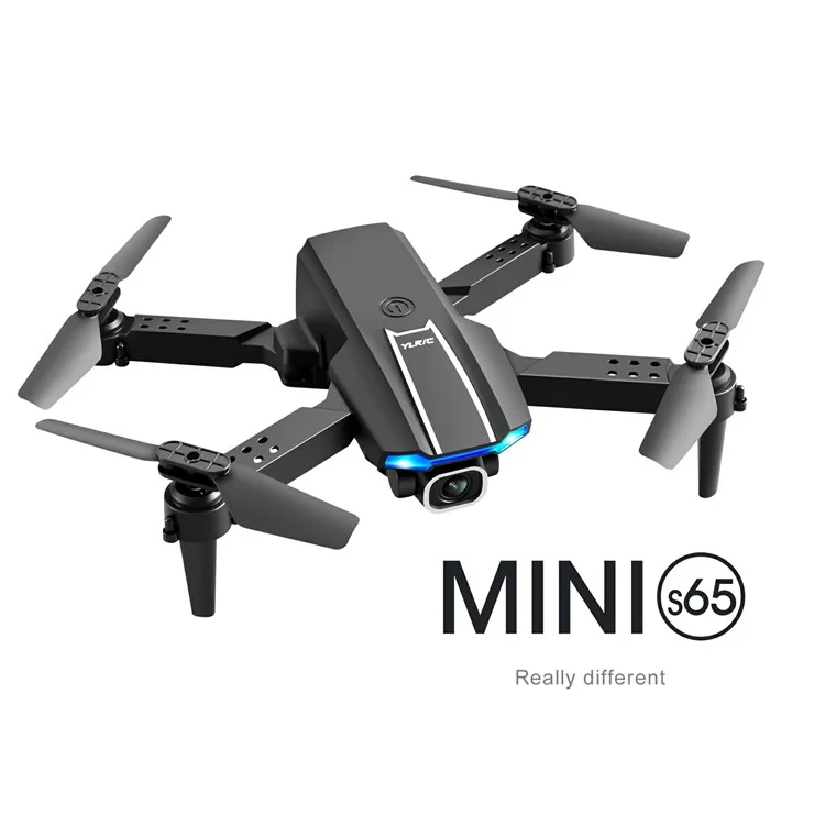 S65 Indoor Outdoor 4K Dual Camera Drone HD Quadcopter Air Pressure Altitude Hold RC Aircraft with Gesture Photo - Orange
