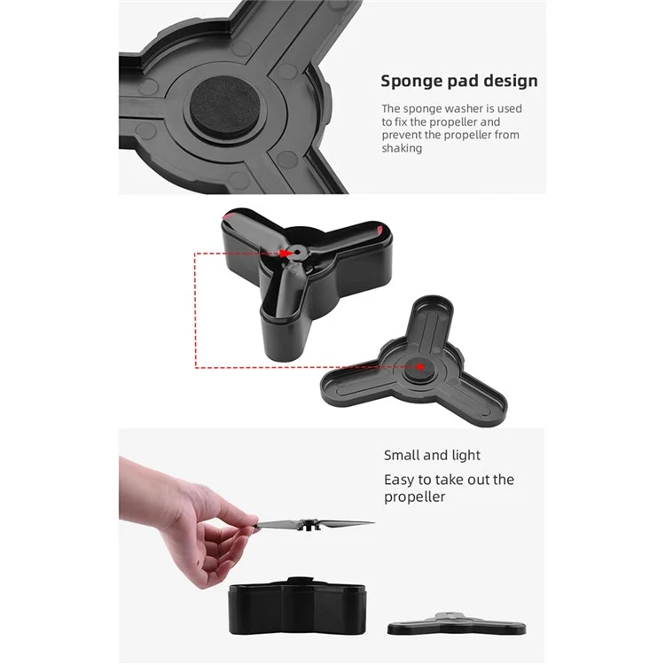 BRDRC EWB8917 Propeller Storage Box Propeller Blade Protective Case for DJI FPV Combo Drone