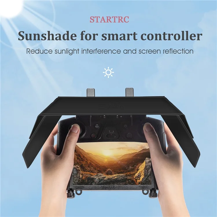 STARTRC 1109898 Remote Controller Monitor Sun Hood Sunshade for DJI Mavic 2/Mavic Air 2/Air 2S/Mini 2 Smart Controller Screen Shade