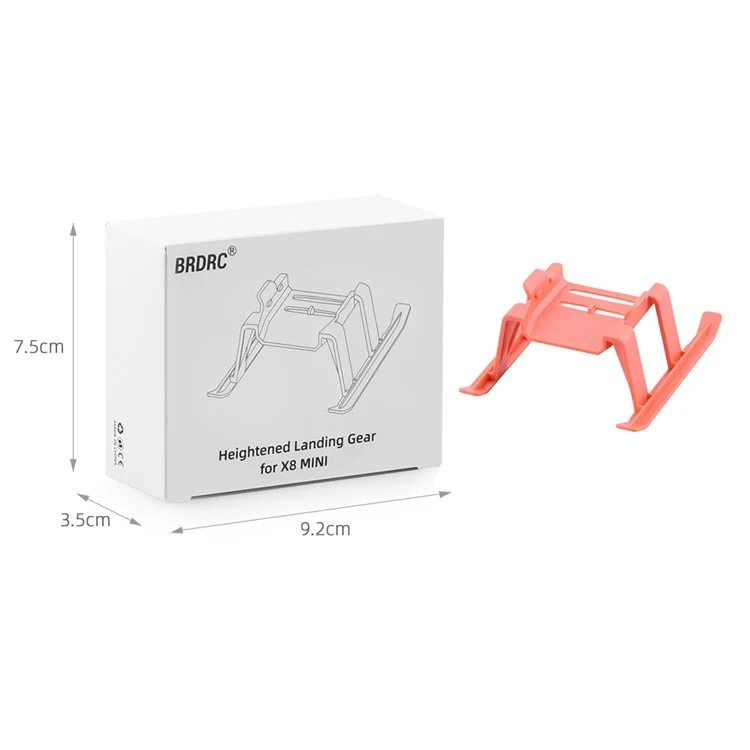 BRDRC EWB8805 Landing Gear Height Extender Leg Support Protector for FIMI X8 MINI Drone - Orange