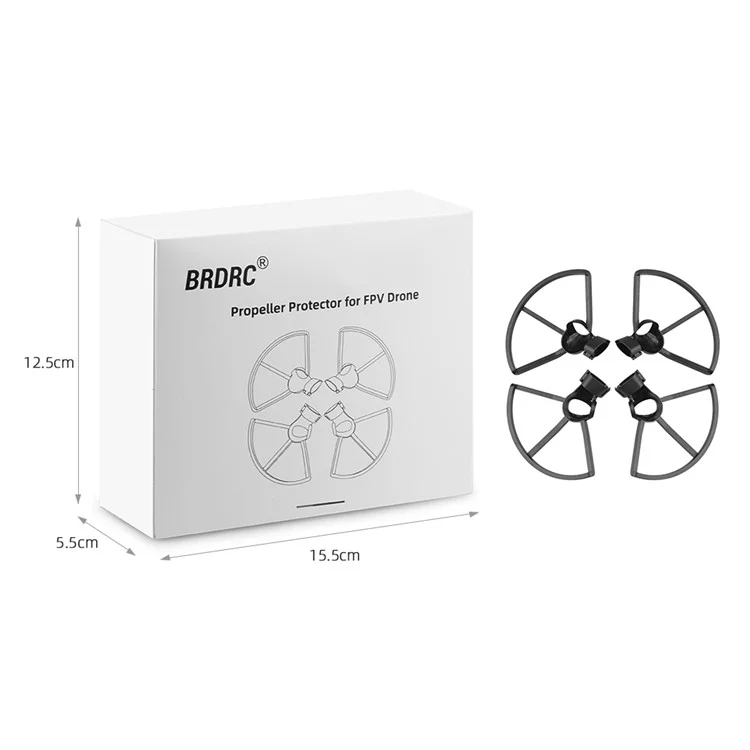 BRDRC EWB8589 1 Set Anti-collision Drone Propeller Blade Guard Protector for DJI FPV Combo