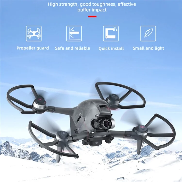 BRDRC EWB8589 1 Set Anti-collision Drone Propeller Blade Guard Protector for DJI FPV Combo