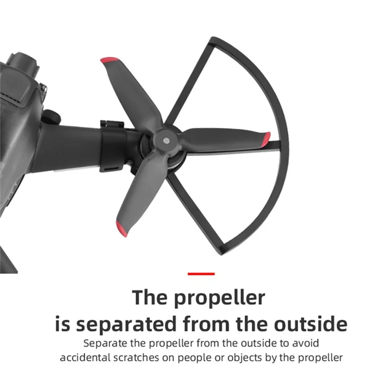 BRDRC EWB8589 1 Set Anti-collision Drone Propeller Blade Guard Protector for DJI FPV Combo