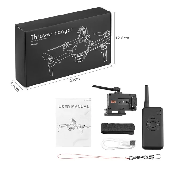 EWB7952 Fernwerferfischereiungsköder Lieferung Luftdroppersystem Drohnenzubehör Für DJI Air 2S/Mavic 2/Pro/Air 2/air/fimi X8se