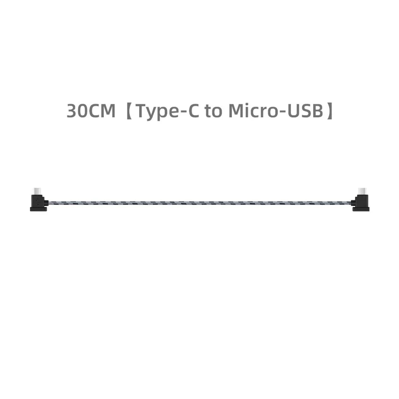 EWB8464 30cm Remote Control Data Connected Cable Cord for DJI Mavic Air 2/Mini 2/Pocket 2/Osmo Pocket - USB to Type-C