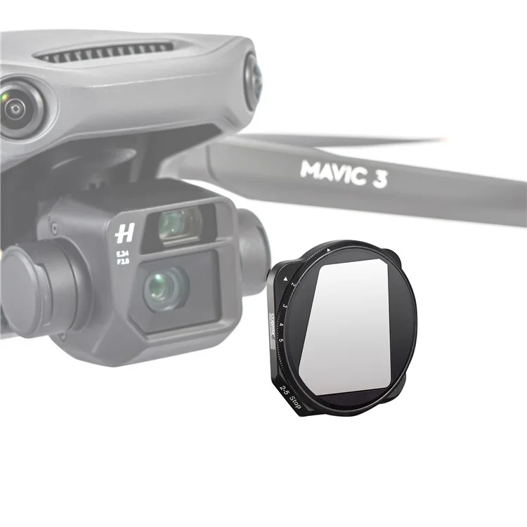 Startrc 1 Peça 1110347 VND (2-5 Stop) AGC Glass Óptico Variável Densidade Neutra e Filtro Equivalente a ND4-ND32 Para DJI Mavic 3
