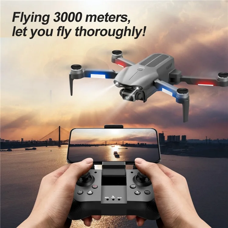 4DRC F9 6K Brushless Drone Ultra HD Aerial Photo Folding Quadcopter RC Aircraft with Dual Cameras / GPS / Headless Mode