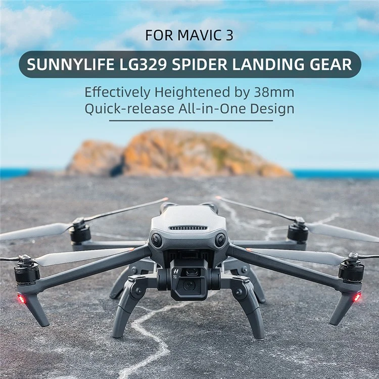 SunnyLife LG329 EXTENDONE ATTENDANT ATTENDANT SUPPLÉMENTAIRE PLATEUR DE PROTECTEUR DE PROTECTION POUR DJI MAVIC 3 Drone