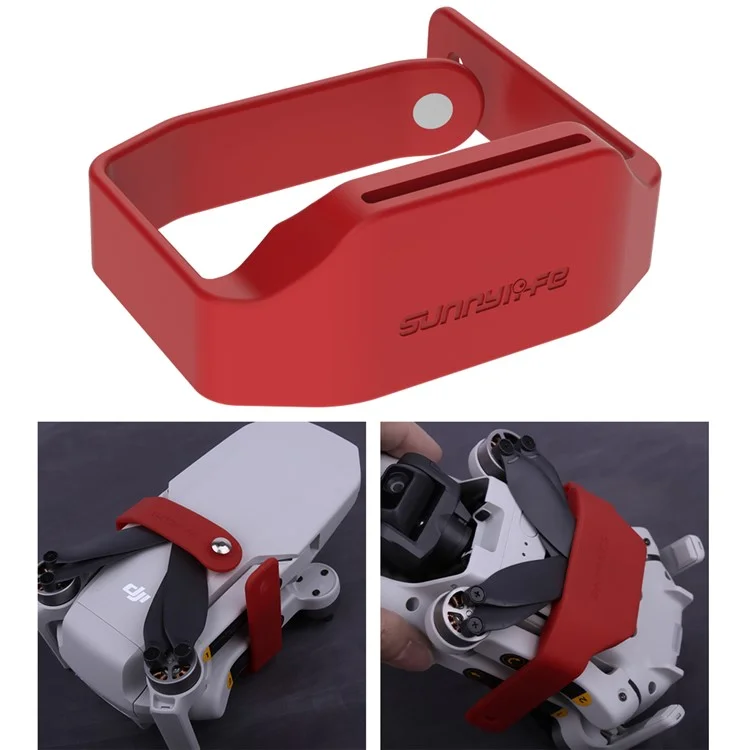 SUNNYLIFE Q9240 Silicone Propellers Holder Guard Prop Blade Stabilizer for DJI Mini SE/Mini 2/Mavic Mini - Red