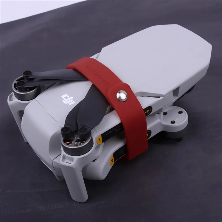 SUNNYLIFE Q9240 Silicone Propellers Holder Guard Prop Blade Stabilizer for DJI Mini SE/Mini 2/Mavic Mini - Red