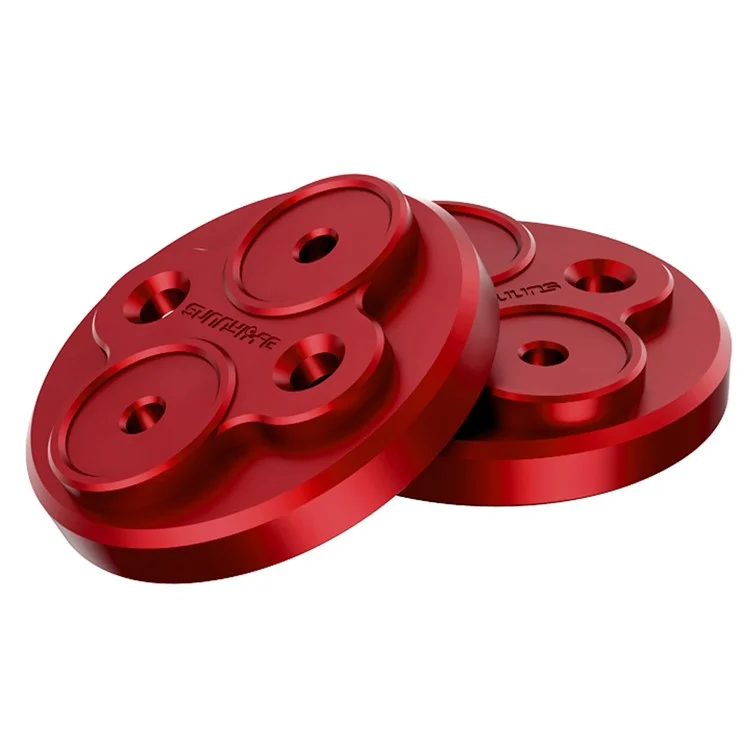 SUNNYLIFE Q9265 4Pcs/Set Motor Cover Aluminum Alloy Motor Cap Dust Cover Protector for DJI Mini SE/Mini 2/Mavic Mini - Vermelho