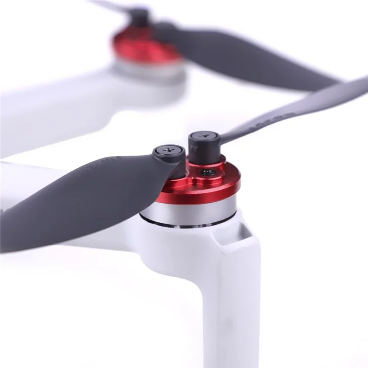 SUNNYLIFE Q9265 4Pcs/Set Motor Cover Aluminum Alloy Motor Cap Dust Cover Protector for DJI Mini SE/Mini 2/Mavic Mini - Vermelho