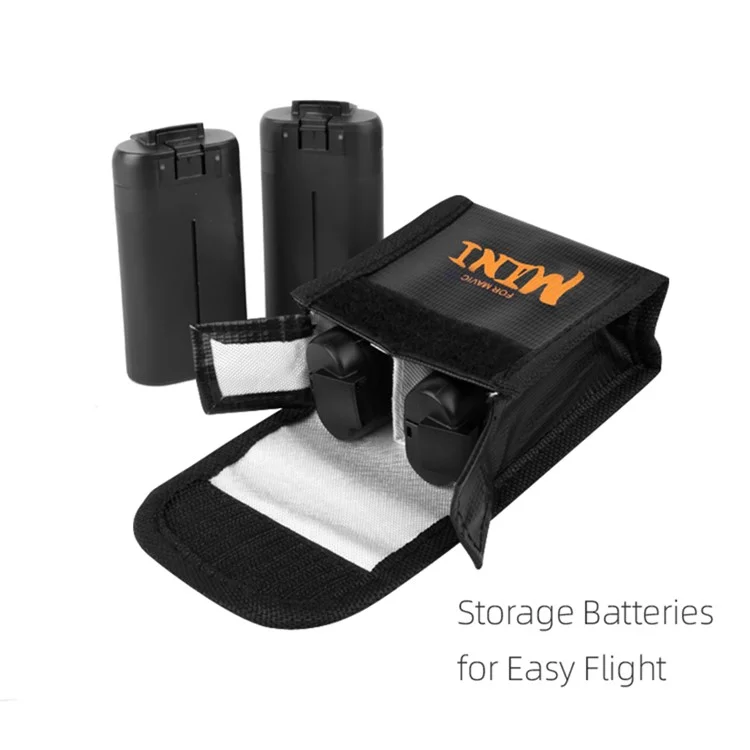 SUNNYLIFE DC296 Scrats-ressistant la Batterie Après la Batterie Sacle Sace Sacieur Batteries de Charge de Protectors Pour DJI Mini se / 2 / Mavic Mini (version de Piles 3pcs)