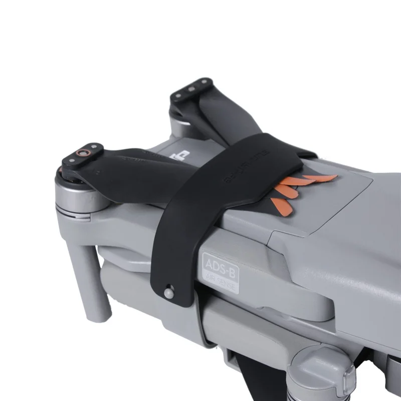 SUNNYLIFE A2S-Q9358 Silicone Propellers Holder Strap for DJI Air 2S/Mavic Air 2 Prop Blade Stabilizer Shockproof Bottom Cover Protector for Drone - Black