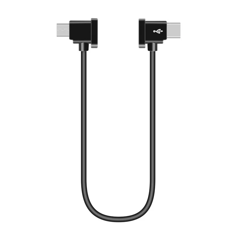 SUNNYLIFE 90-degree Elbow Type C to Micro USB Cable Data Transmission Cable for DJI Air 2S/Mini 2/Air 2/Pocket 2/Osmo Pocket Connecting with Cellphone Tablet Computer