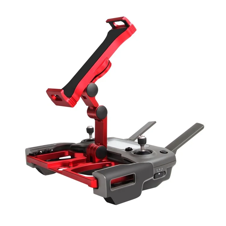 Sunnylife TY-ZJ035 Per DJI MAVIC 3/mini Se/air 2S Telefono/tablet/per Supporto Cristallino a 3 Vie Angles Regolabili in Lega di Alluminio Mount Table Stand - Rosso