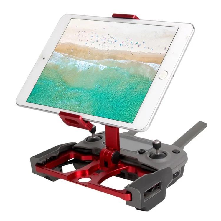 Sunnylife TY-ZJ035 Per DJI MAVIC 3/mini Se/air 2S Telefono/tablet/per Supporto Cristallino a 3 Vie Angles Regolabili in Lega di Alluminio Mount Table Stand - Rosso