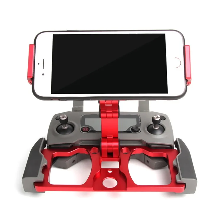 Sunnylife TY-ZJ035 Per DJI MAVIC 3/mini Se/air 2S Telefono/tablet/per Supporto Cristallino a 3 Vie Angles Regolabili in Lega di Alluminio Mount Table Stand - Rosso