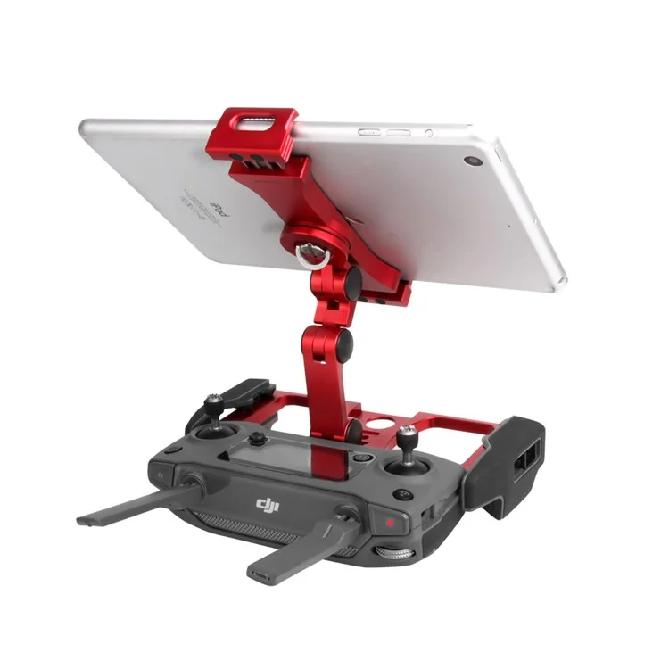 Sunnylife TY-ZJ035 Per DJI MAVIC 3/mini Se/air 2S Telefono/tablet/per Supporto Cristallino a 3 Vie Angles Regolabili in Lega di Alluminio Mount Table Stand - Rosso