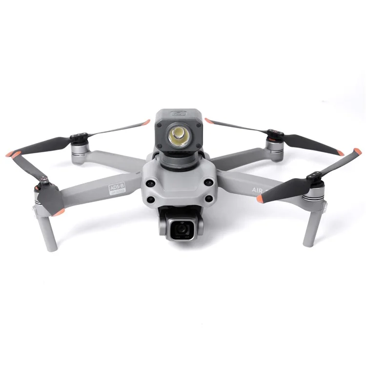 SUNNYLIFE Q9330 For DJI Action 2/GoPro10 Camera Drone Mount 3-Brightness Adjustable Night Light with 1/4" Screw Adapter Multifunction Holder for DJI Air 2S
