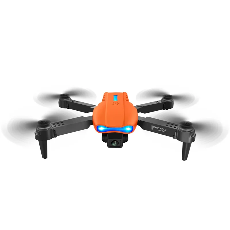 K3 Dual 4K Cameras Professional Foldable G-Sensor Quadcopter Three-Side Obstacle Avoidance Drone Aircraft - Orange