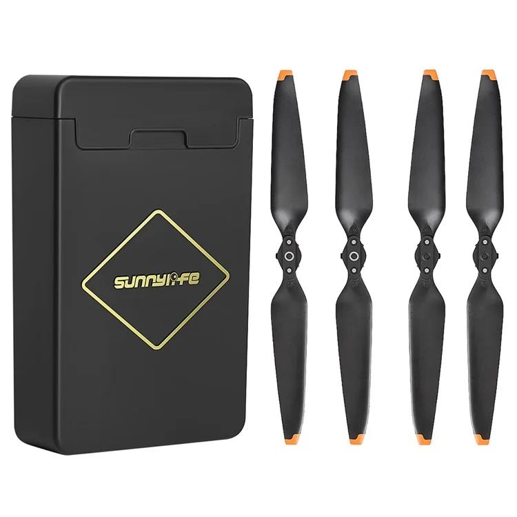SUNNYLIFE M3-SN348 For DJI Mavic 3 Two Pairs RC Drone Blades Propellers with Storage Case Box - Orange