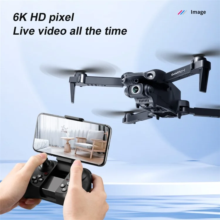 4DRC V22 Folding RC Aircraft Three-Sided Obstacle Avoidance Drone Aerial Photography Airplane with Dual Camera 6K