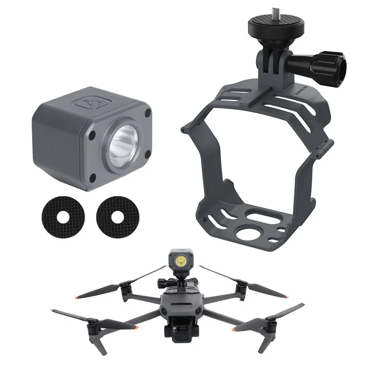 SUNNYLIFE M3-GZ374 Multifunctional Adapter Mount Kit with Searchlight and Bracket for DJI Mavic 3 RC Drone Replacement Part