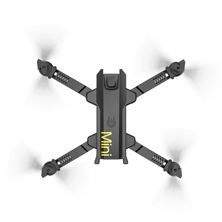 LSRC LS-XT8 Tragbare RC-Flugzeug-Drohne mit faltbaren Mini-Luftbildern, Doppelkamera 4K-Flugzeug mit Höhenhaltemodus/LED-Licht - Schwarz